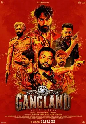Gangland: The City of Crime 2025 Punjabi HD Poster Download - filmyfly