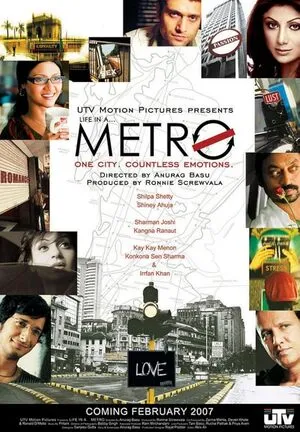 Life in a Metro 2007 Hindi HD Poster Download - filmyfly