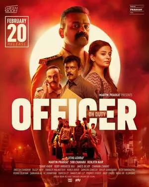 Officer on Duty 2025 Hindi Dual Audio HD Poster Download - filmyfly