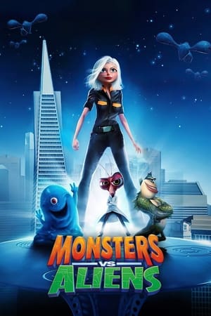 Monsters Vs Aliens (2009) 100mb Hindi Dual Audio movie Download